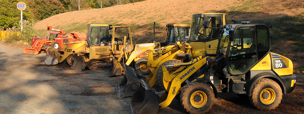 W.A. Wells Excavating Charlottesville, Virginia | Hauling, Firewood, Topsoil, Snow Removal | Excavating Equipment