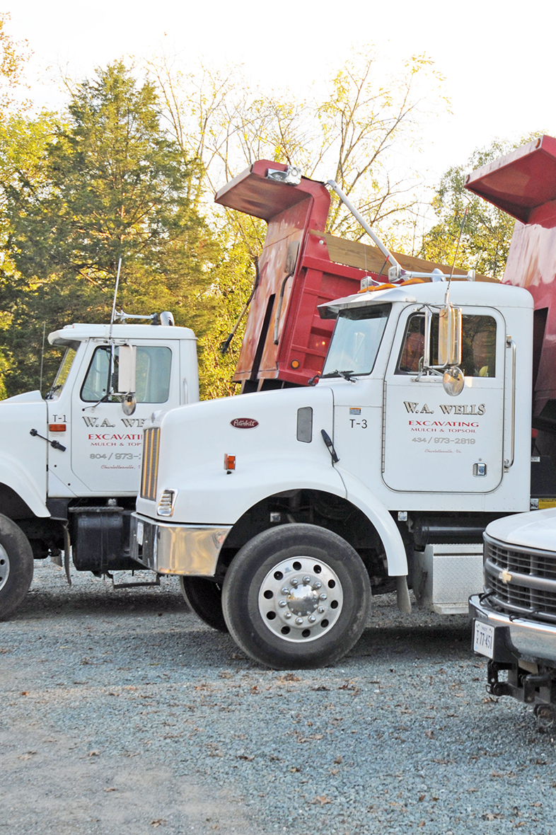 W.A. Wells Excavating Charlottesville, Virginia | Hauling, Firewood, Topsoil, Snow Removal | Hauling